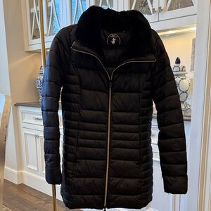 SAVE THE DUCK Black Puffer Jacket